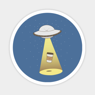 coffee abduction Magnet